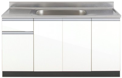 【アイオ】KW plus シリーズ 流し台（単体）［流し台　間口1500㎜］KW-1500S