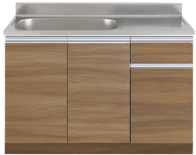 【アイオ】KW plus シリーズ 流し台（単体）［流し台　間口1200㎜］KW-1200