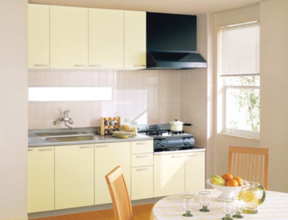 【クリナップ】木キャビネットキッチン［さくら・すみれ］