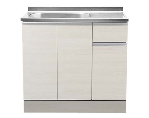 【アイオ】セクショナルキッチン　KW-Hシリーズ ［流し台　間口900㎜］KW-H900