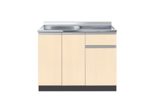 【イースタン工業】COⅡシリーズ 流し台（壁出し）［流し台　間口1200㎜］COⅡ-120