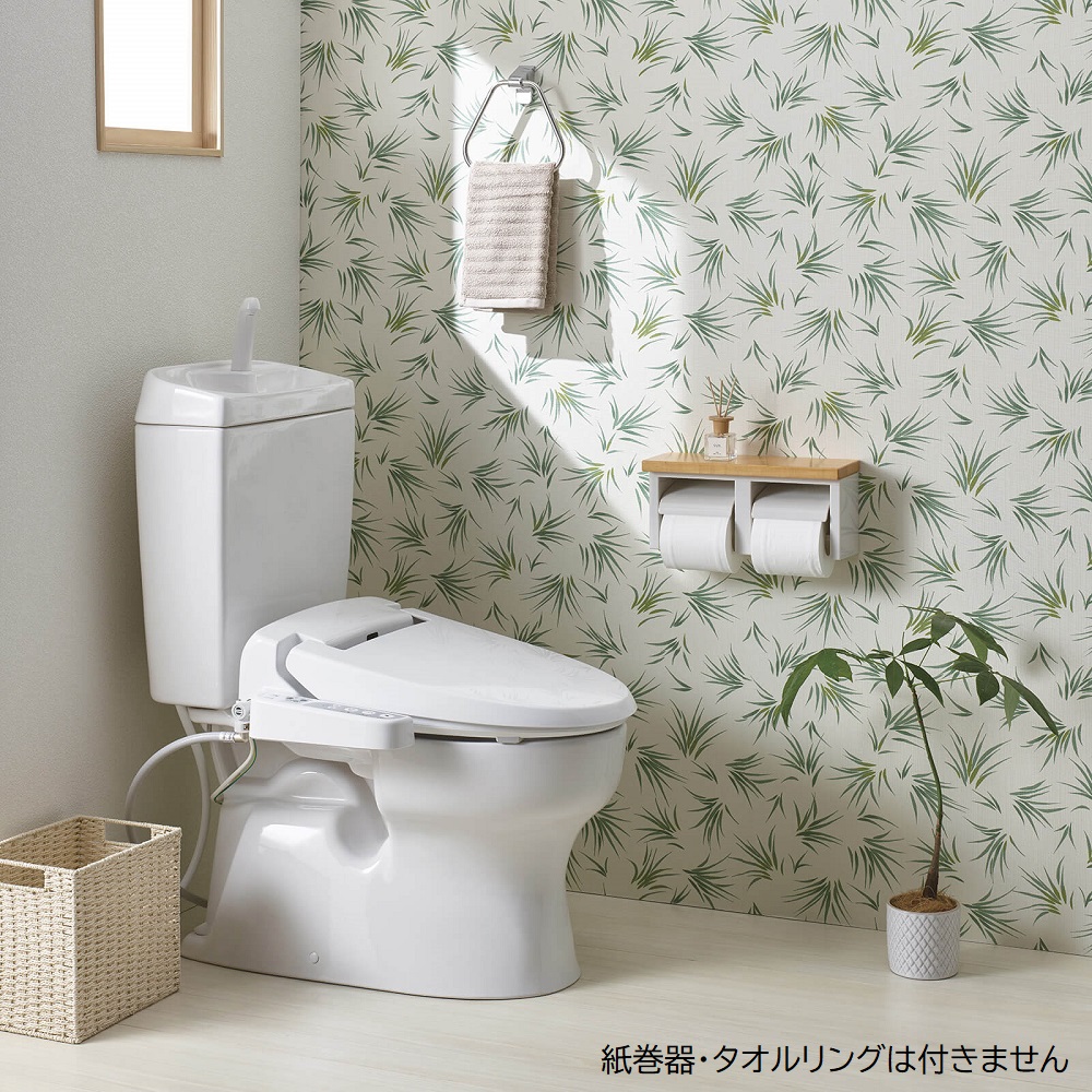 【ジャニス工業】バリュークリンⅡ［陶器タンク・手洗いあり・壁排水］SC8091-PGB+ST0793-1EM/BW1