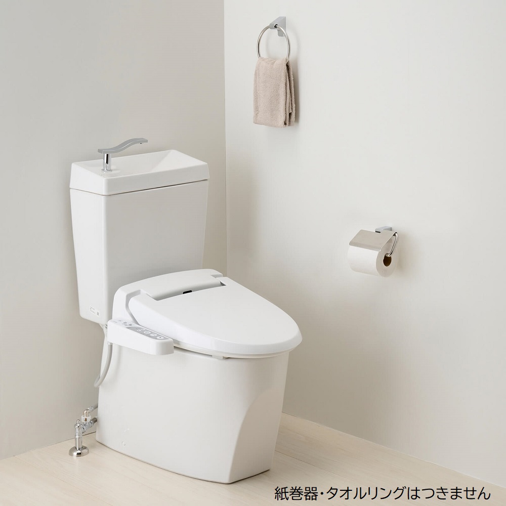 【ジャニス工業】キュアーズシリーズ［コア］［床排水・ハンドル操作便器洗浄仕様］SC8250-SGB+ST6050-1EN/BW1